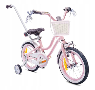 Bicykel Sun Baby Heart 14" biela, ružová